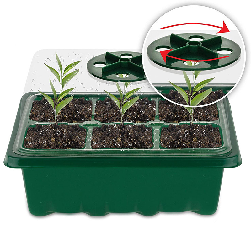 Factory Wholesale Pvc Material Plant Seedling Growing Tray For Vegetable Seeds Propagation