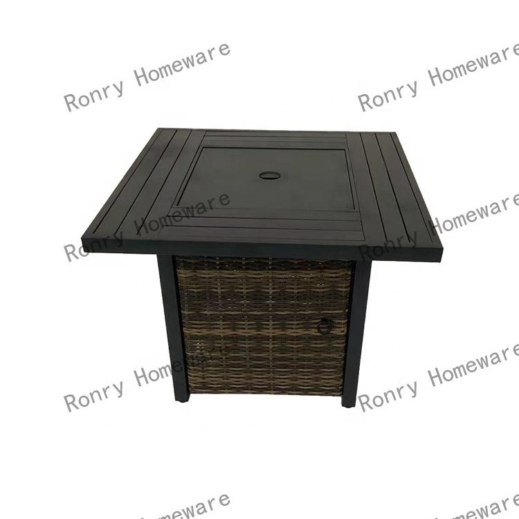 home garden decor rectangular fireplaces heavy duty  outdoor patio gas fire table handcrafted  heating table fire pits