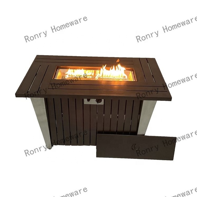 gas fire pit table set smokeless garden gas fire pit table stove rectangle propane gas  table out door fire pit