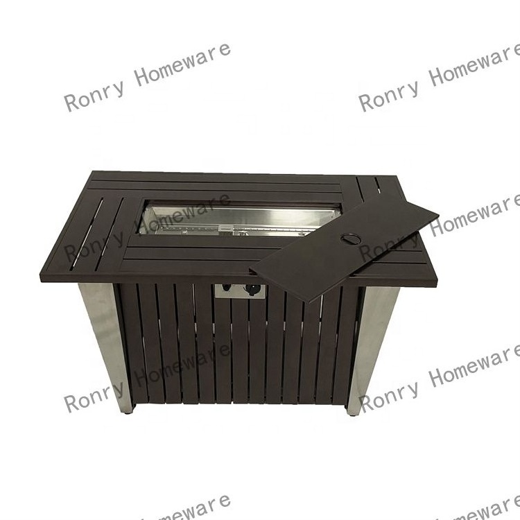 gas fire pit table set smokeless garden gas fire pit table stove rectangle propane gas  table out door fire pit