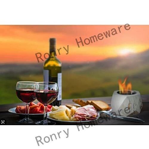 Ronry Factory Patio Heater Bowl Home Tabletop Fire Bowl Rubbing Alcohol Fireplace Fire Pit Portable