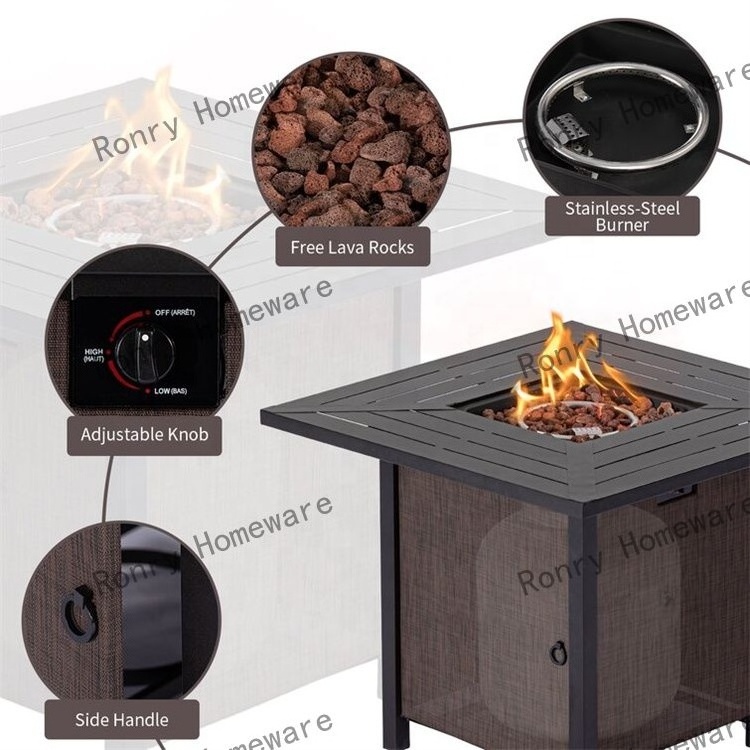 corten steel outdoor fire pit backyard garden camping durable fire pits factory direct sale gas fire pit table