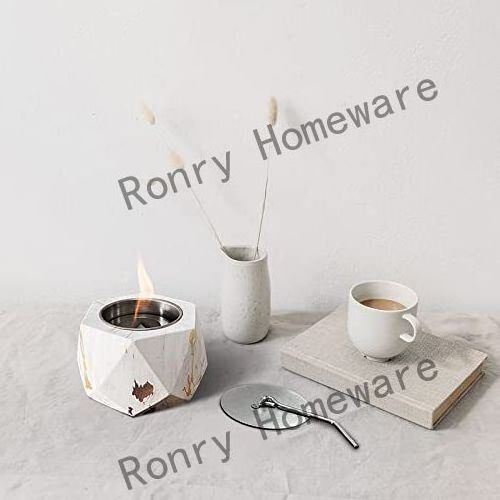 Ronry Factory Patio Heater Bowl Home Tabletop Fire Bowl Rubbing Alcohol Fireplace Fire Pit Portable