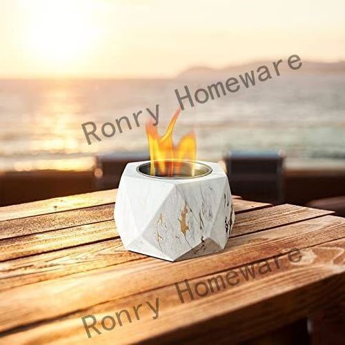 Ronry Factory Patio Heater Bowl Home Tabletop Fire Bowl Rubbing Alcohol Fireplace Fire Pit Portable