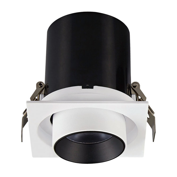 RONSE 10W 15W 25W 35W Commercial Down Light 3000k Square Cob Spot Light Housing Led Down Light Spotlight Cob Ceiling