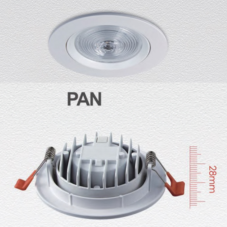 RONSE LED Down Light  Led Light 15w Commercial Led Recessed Ceiling Down Light 3 4 5 Inch