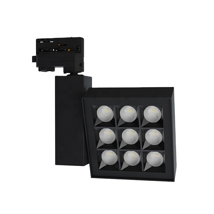 RONSE Art Exhibition Lighting Commercial Project Track Light 2700K 3000K 4000K 6000K Museum Spot Light Black 40w Spotlight Led