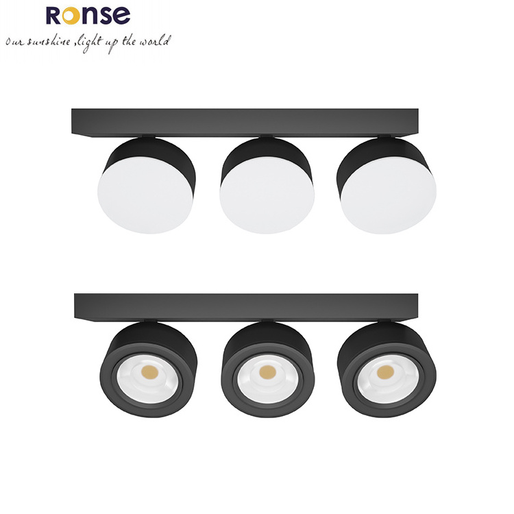 RONSE Commercial Down Light LED COB Downlight Adjust Down Lights Design LED Recessed Downlight Adjustable LED Spot Lights