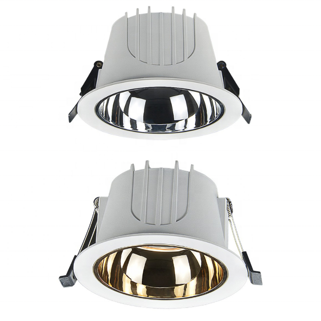 RONSE LED Double Light Fixtures 20W Reflector Down Light  Recessed Down Light Adjustable Ceiling Downlight