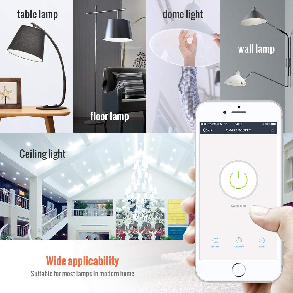 Alexa and Google Home Amazon Hot Sale OEM led bulbs wholesale wifi light bulb 9W 10W WiFi Smart LED Bulb lights