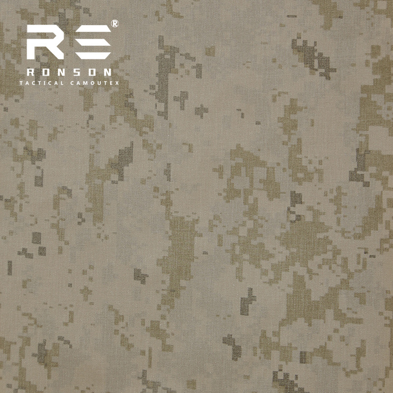 AOR1 Cordura Tactical Digital Camouflage 500D Nylon Waterproof Fabric Woven Plain Printed Waterproof Fabric by The Meter RONSON