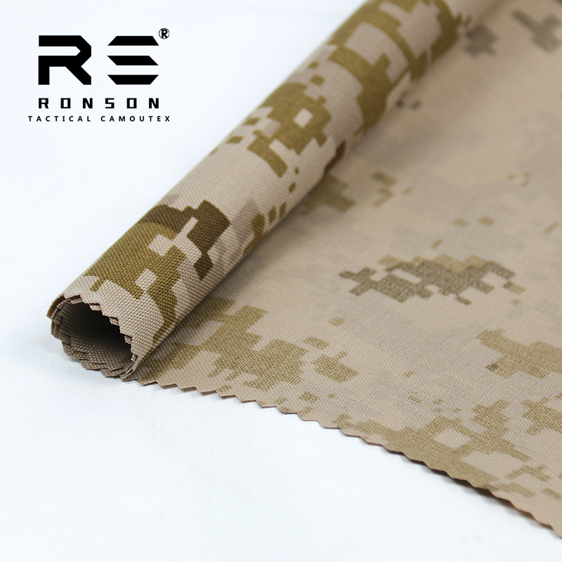 AOR1 Cordura Tactical Digital Camouflage 500D Nylon Waterproof Fabric Woven Plain Printed Waterproof Fabric by The Meter RONSON