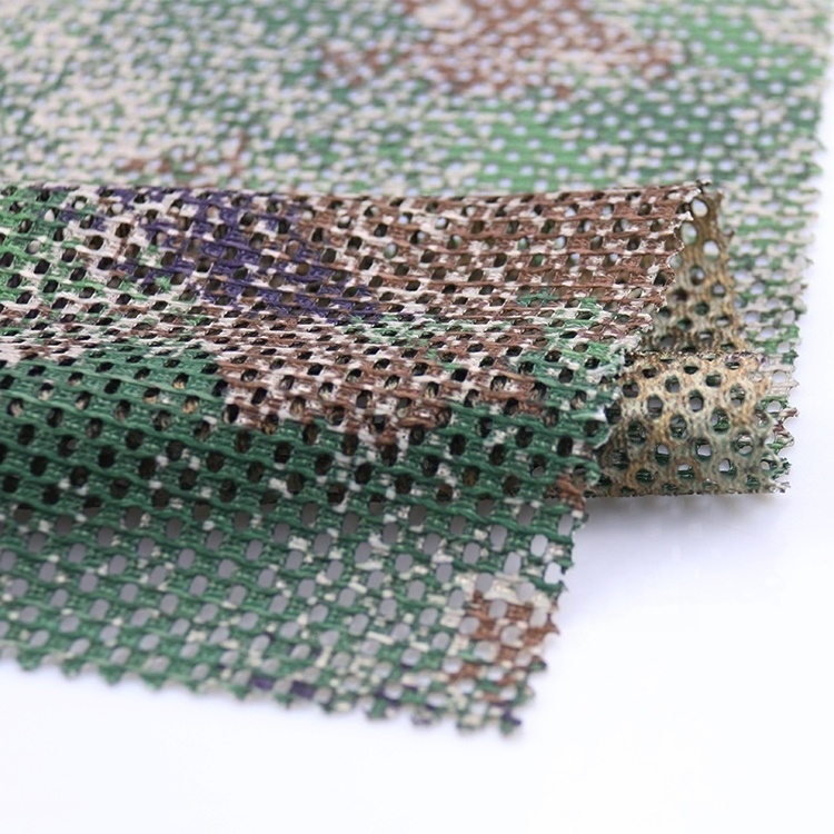 mesh 230gsm Camo tactical camouflage mesh printed both side printed camouflage mesh fabric