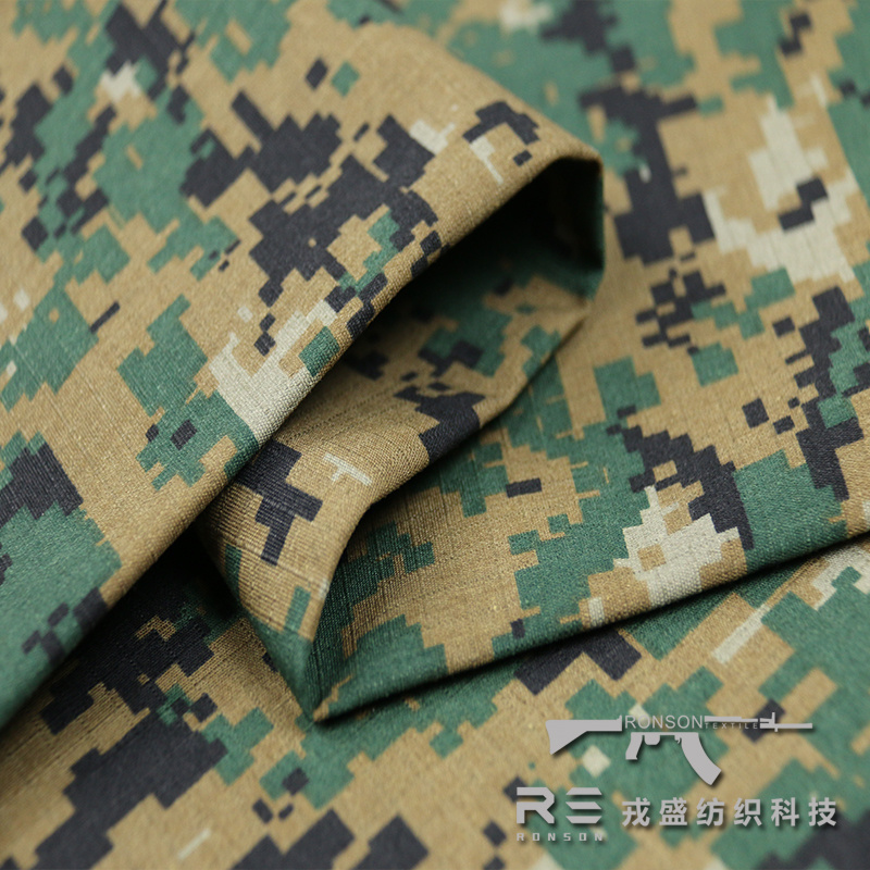 High quality tactical customized TC polyester / cotton fabric uniforms digital camouflage fabrics