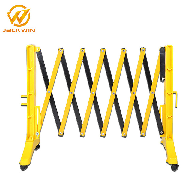 3500mm Yellow Movable Portable Safety Barrier Temporary Retractable Barricade