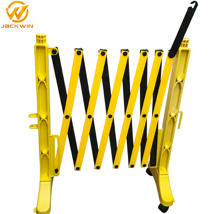 3500mm Yellow Movable Portable Safety Barrier Temporary Retractable Barricade