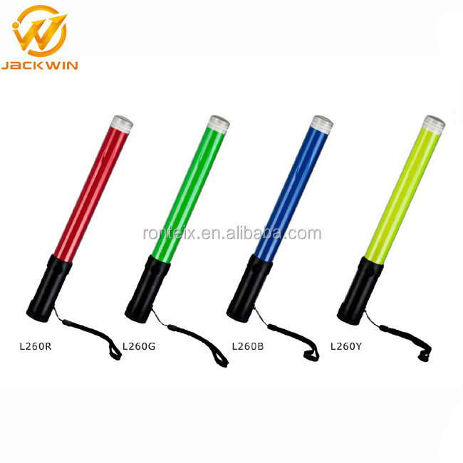 26 CM Multifunction Red Flashing Rechargeable LED Traffic Baton