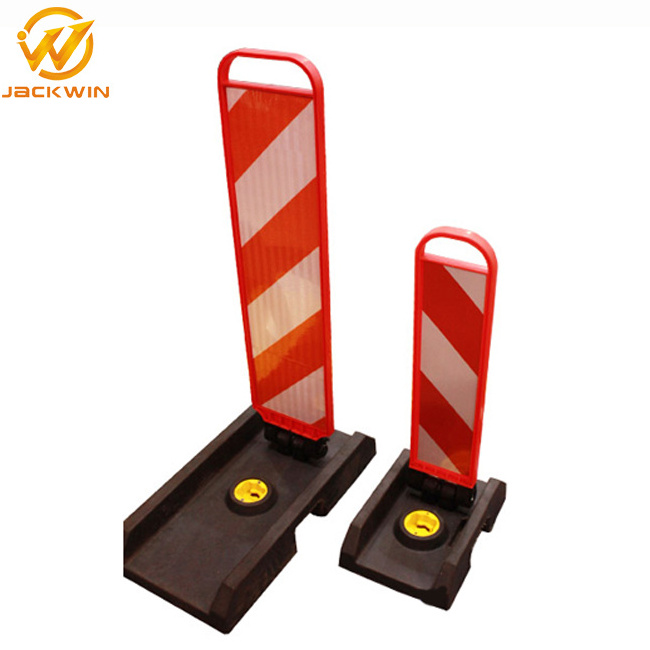 Rubber Basement Traffic Warning Road Lane Divider/Reflective Road Divider