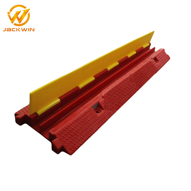 2 Channel PU Plastic Cable Hum Tray PVC Plastic Cable Protector