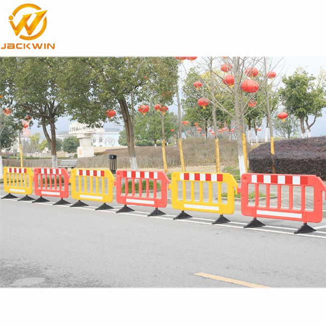 Plastic Pedestrian Safety Barriers Road Plastic Traffic Barrier for Sale