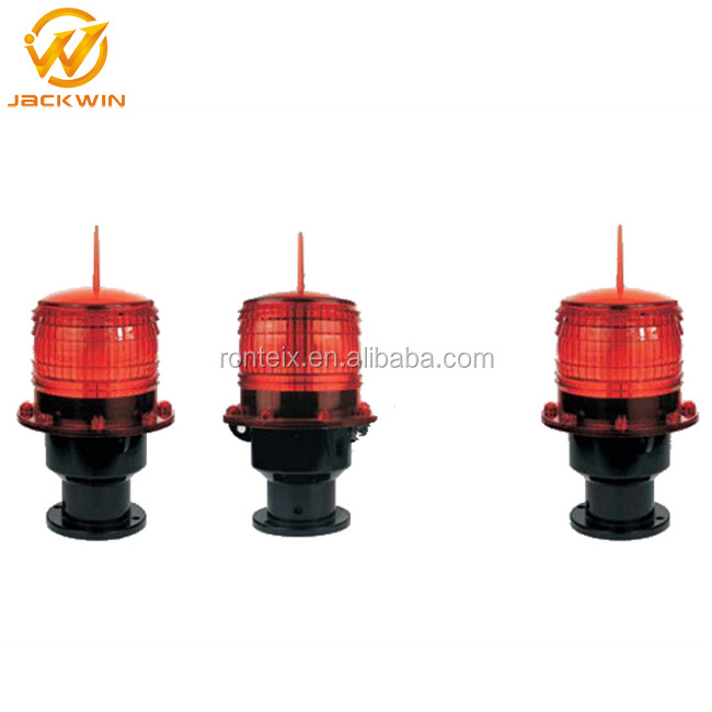 Solar Powered LED Flashing Aviation Warning Light / Aircraft Obstruction Light / Solar Tower Light