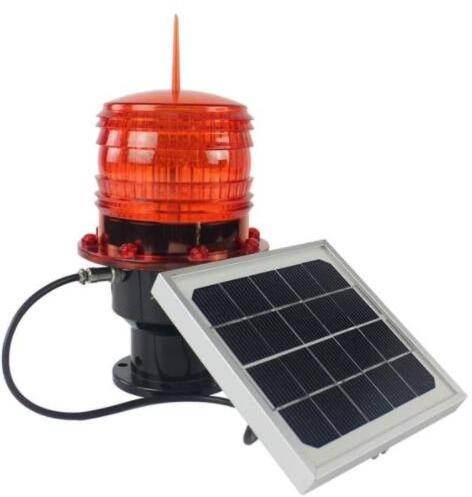 Solar Powered LED Flashing Aviation Warning Light / Aircraft Obstruction Light / Solar Tower Light