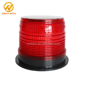 SU1800 Red Photocell Marine Solar LED Beacon Warning Light with Magnet