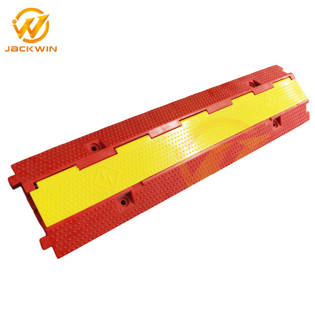 2 Channel PU Plastic Cable Hum Tray PVC Plastic Cable Protector