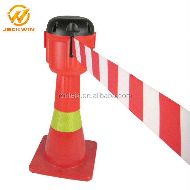 T-Top 9M Retractable Tape Barrier / Traffic Cone Topper