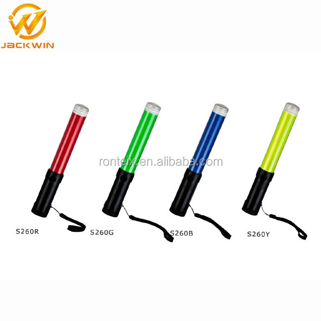 26 CM Multifunction Red Flashing Rechargeable LED Traffic Baton