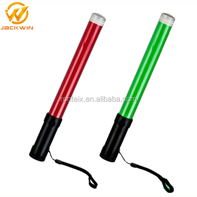 26 CM Multifunction Red Flashing Rechargeable LED Traffic Baton