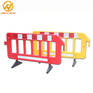 Plastic Pedestrian Safety Barriers Road Plastic Traffic Barrier for Sale