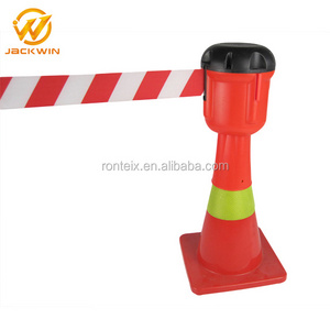 T-Top 9M Retractable Tape Barrier / Traffic Cone Topper