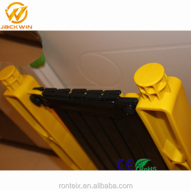 3500mm Yellow Movable Portable Safety Barrier Temporary Retractable Barricade