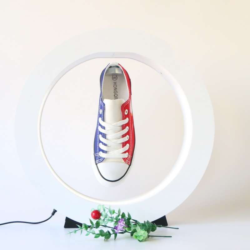 Fashion ideas maglev wall led shelf floating shoes display leviation magnetic levitation levitating sneaker