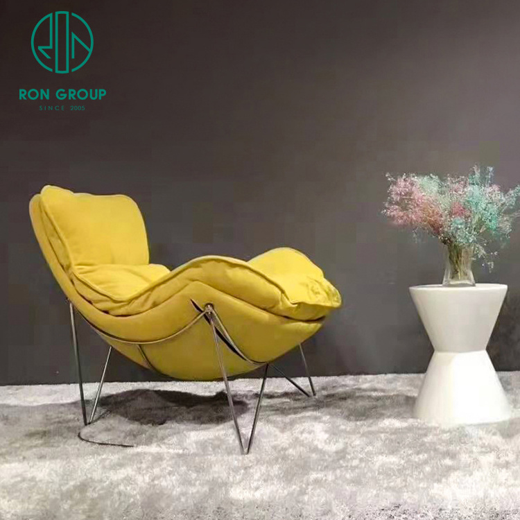 wholesale occasional chair with modern design comfortable furniture leisure leather armchair living room lounge chair