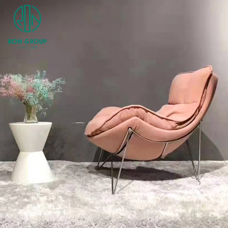 wholesale occasional chair with modern design comfortable furniture leisure leather armchair living room lounge chair