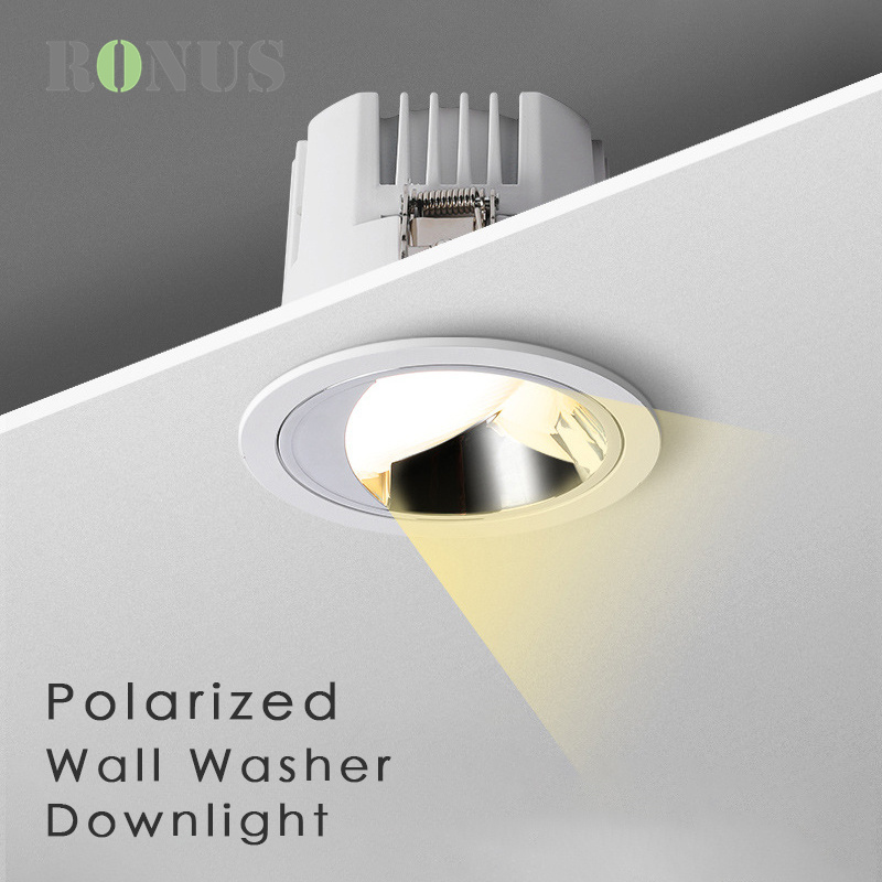 Tunable Ceiling 15W 18W Spot Light COB LED Recessed Downlight Indoor Wall Washer Spotlight