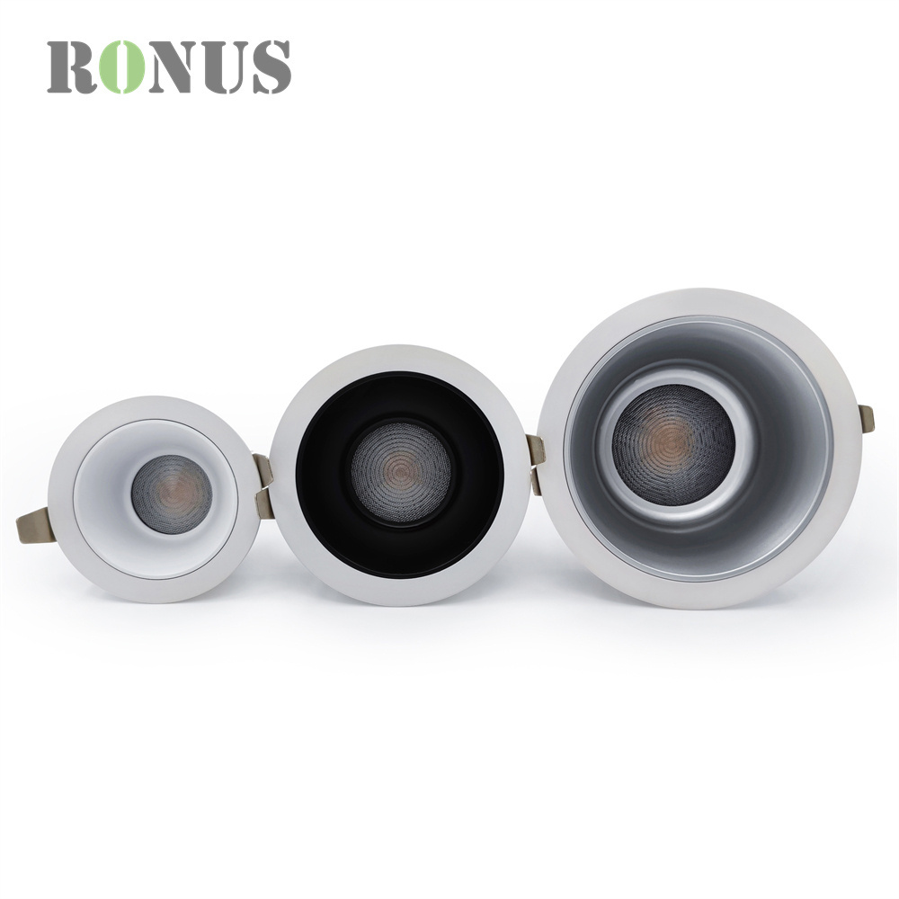 Australian Standard IP65 Commercial 18W Hotel Spot 6 Inch Down Light 20W COB LED Waterproof Recessed Downlight