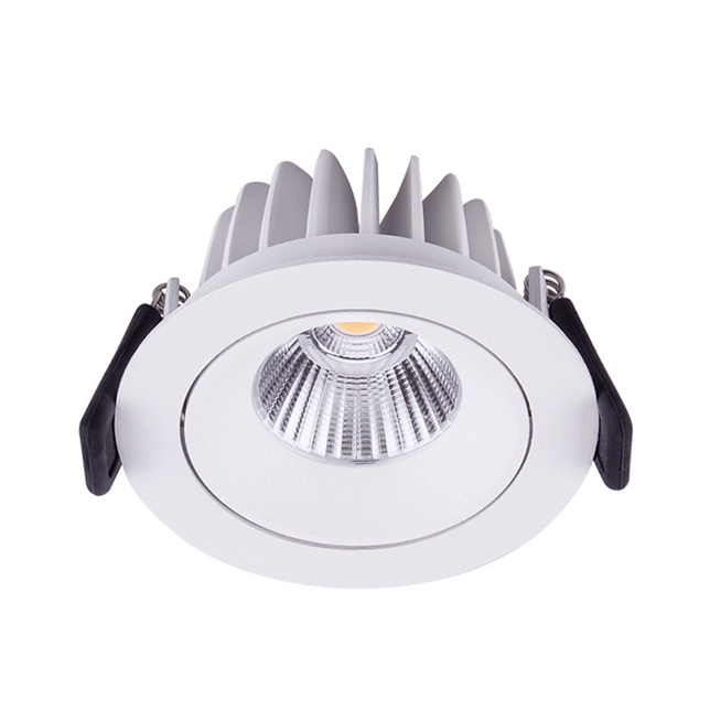 Round IP44 Spot 5W Dimmable Shop Down Light 7W Hotel LED Recessed Project COB Adjustable Downlight