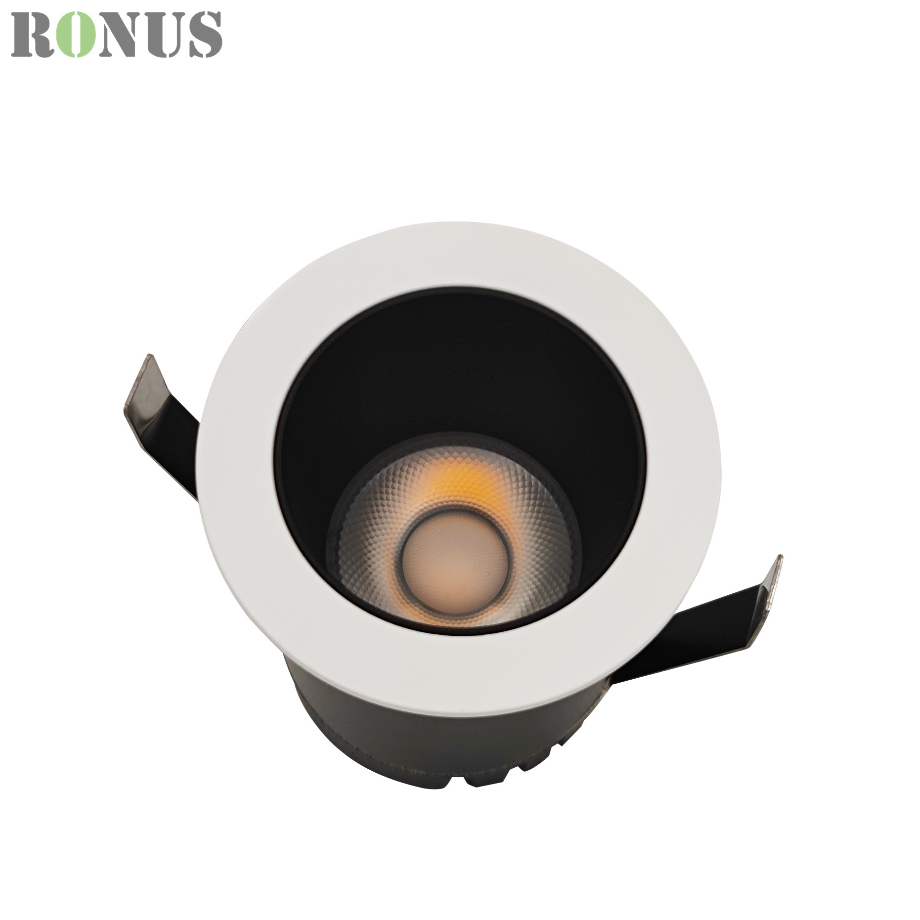 Black Reflector 3W Shop Spotlight Commercial Down Light Anti Glare 1W Recessed COB Mini LED Downlight