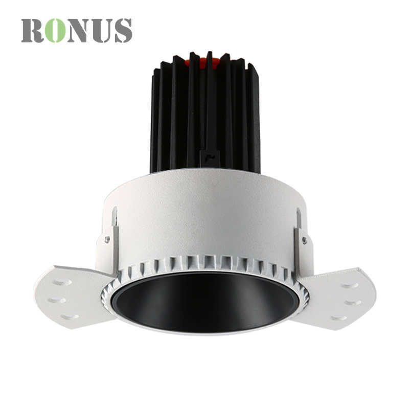 Mr16 Ceiling 15W Spot Down Light 12 Watt Project 12W Recessed Spotlight Trimless LED Downlight For Hotel