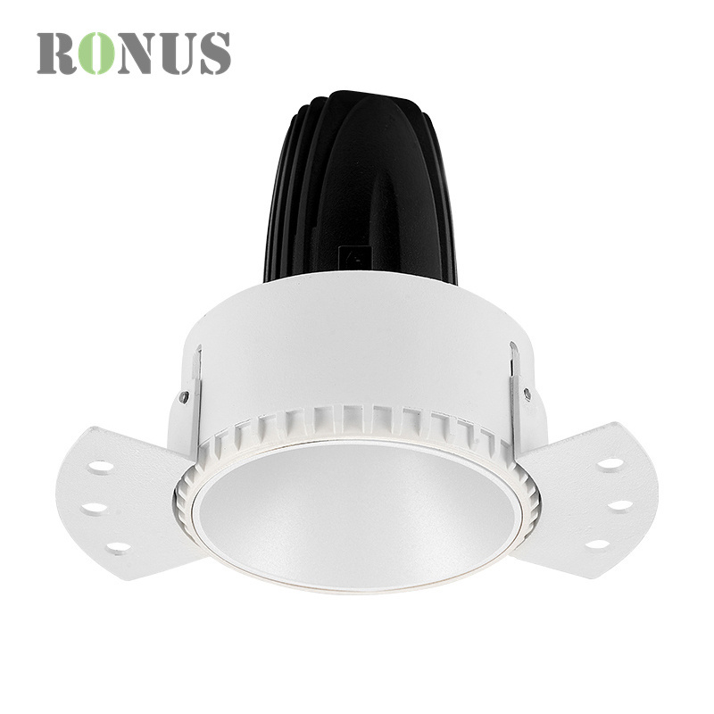 Mr16 Ceiling 15W Spot Down Light 12 Watt Project 12W Recessed Spotlight Trimless LED Downlight For Hotel