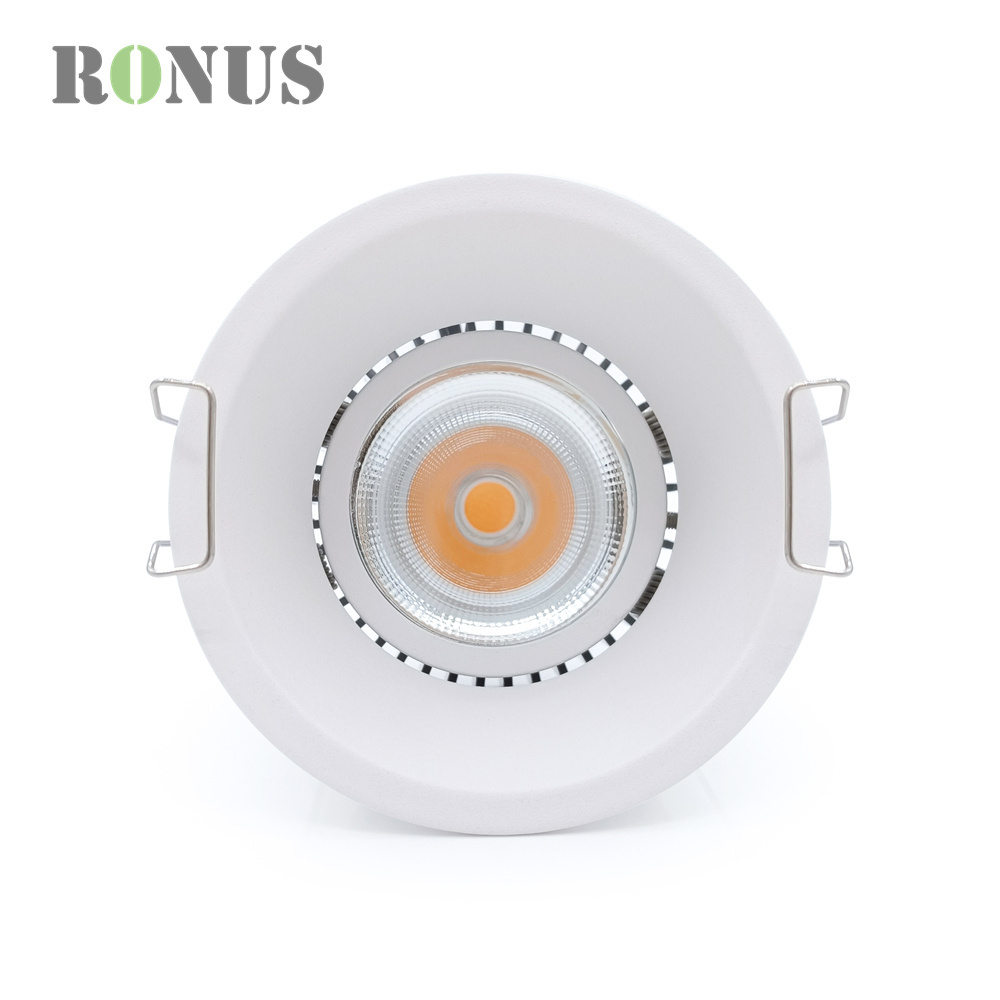 Adjustable Spot Dali 9W 7W Commercial Down Light Dimmable Ceiling 12W Recessed Hotel Anti Glare COB LED Downlight