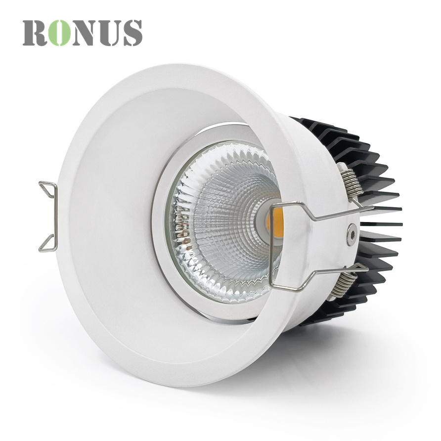 9w dali spot recessed rgb cob down light cct change dimmable zigbee wifi tuya led smart downlight