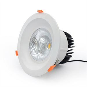 China Supplier 6 Inch Commercial Downlight 30W 35W Spotlight Anti Glare COB LED Recessed Spot Light