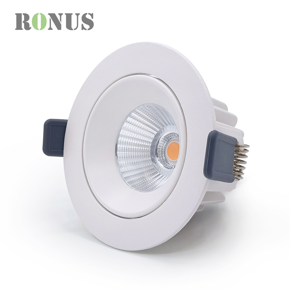 Modern Commercial 7W Spot Down Light Smart Wifi Ceiling Indoor Recessed LED Adjustable Downlight