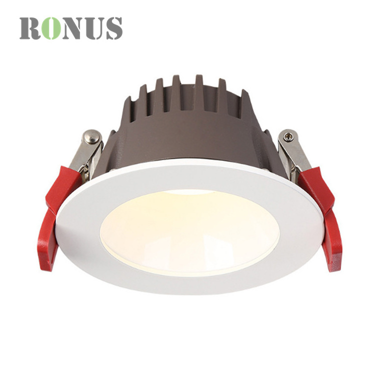 Chrome Surrounds 18W Commercial Downlight 230v Spot Recessed LED COB Ceiling Down Light