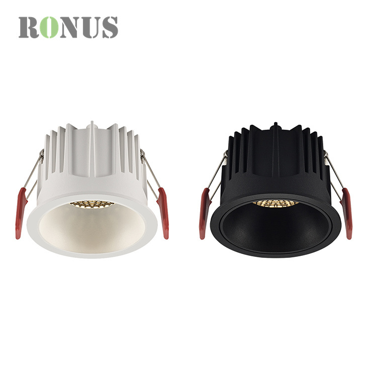 Honeycomb IP44 Ceiling Hotel 9W COB Dali Spotlight Spot Down Light Recessed LED Dimmable Downlight