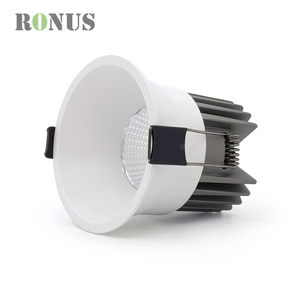 Color Changing Indoor Downlight Down Spot Light 10W Ceiling COB LED Recessed Anti Glare Spotlight